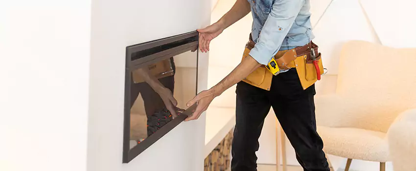 Metal Fireplace Installation in Medina, Ohio