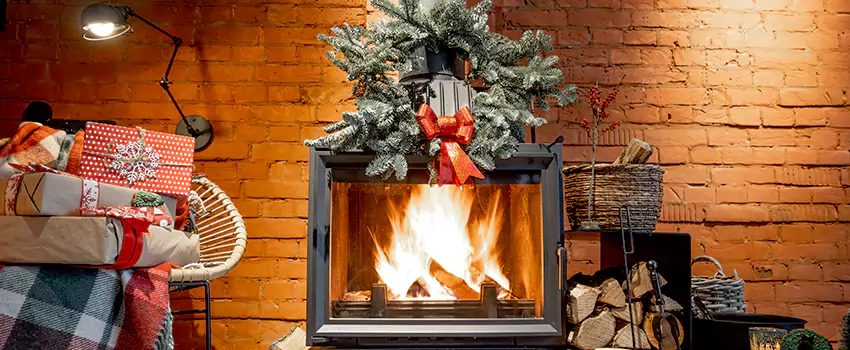 Travis Industries Linear Gas Fireplace Installation in Medina, Ohio