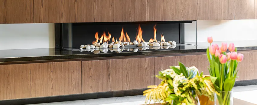 Double-height Fireplace Design Refurbishment in Medina, Ohio