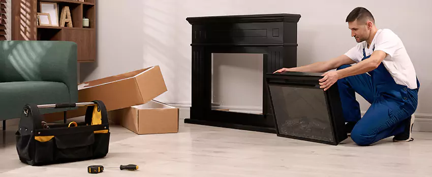 Old Rusted Metal Fireplace Repair And Replacement in Medina, OH